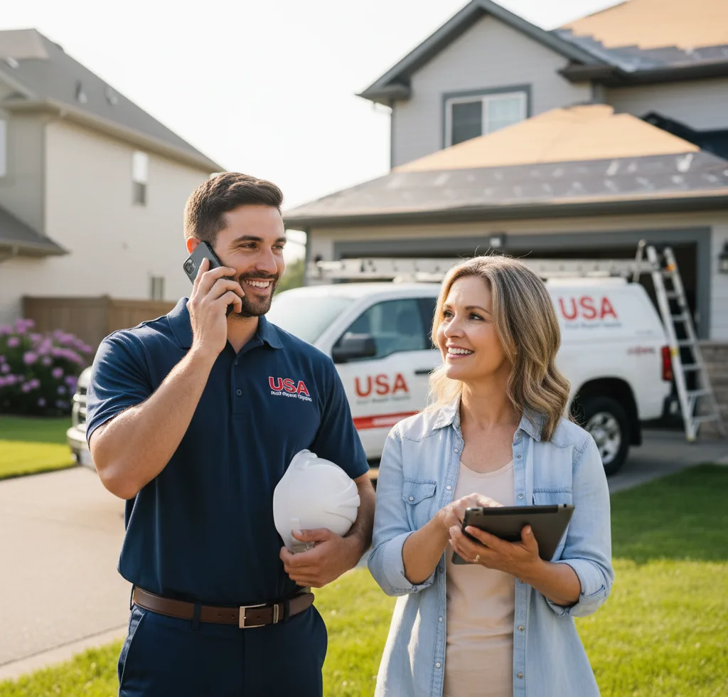 USA Roof Repair Experts customer support in Milroy